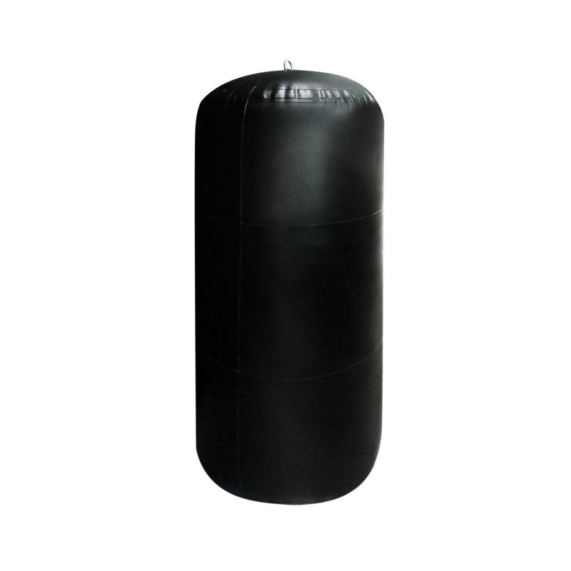 OCEAN MAGNUS Inflatable Fender - 18" x 45" (46cm x 114cm) - Black - Heavy-Duty Marine Fender