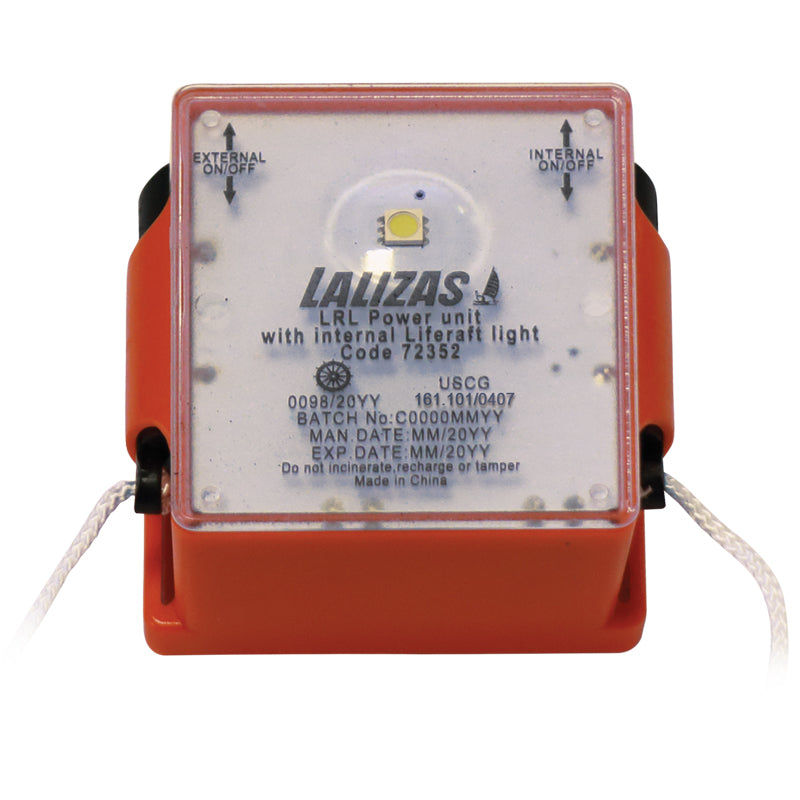 LALIZAS LRL Power Unit with Internal Liferaft Light - SOLAS/MED/USCG Certified