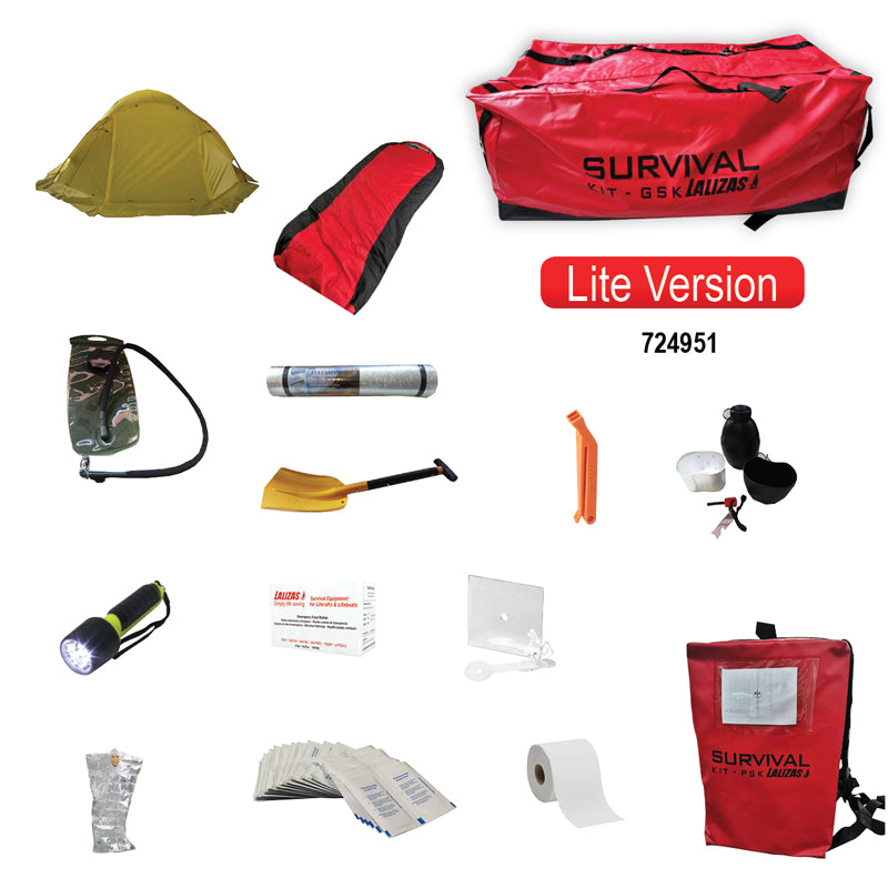 LALIZAS Group Survival Kit (6 Persons) Lite Version - Essential Emergency Supplies