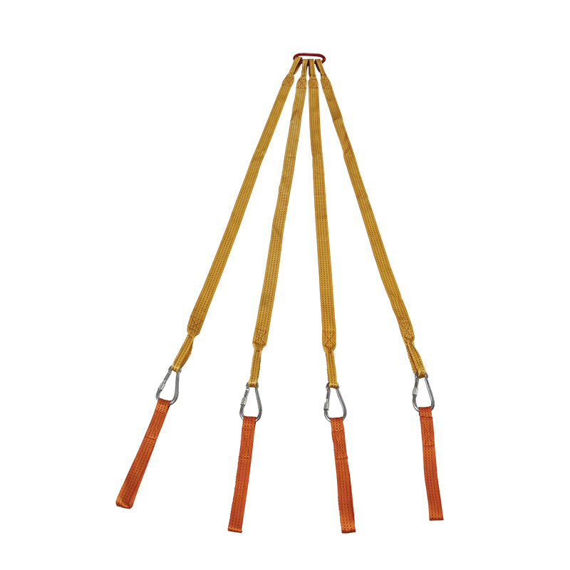 Four Point Bridle for Basket Stretcher - Heavy-Duty Lifting Harness