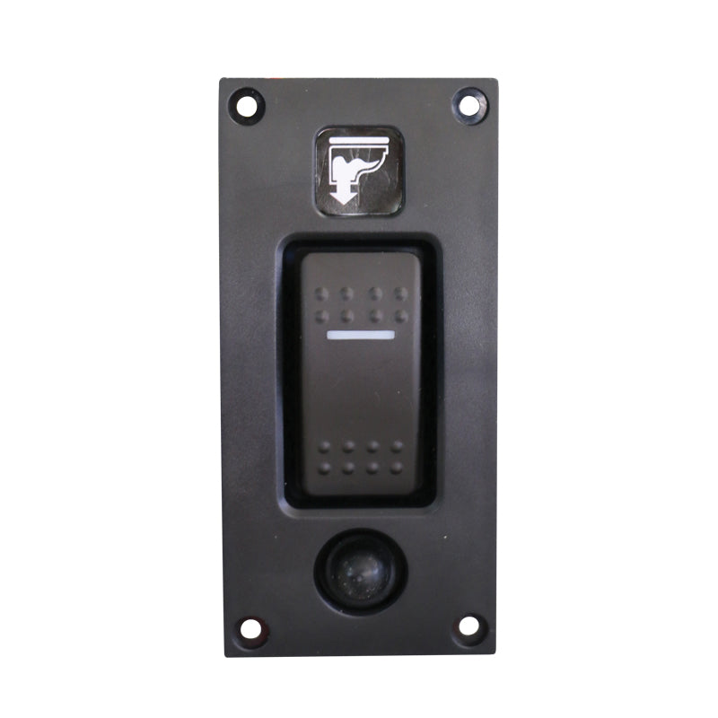 Electric Toilet Flush Switch MON-OFF 2 Position 3 Pin 12V/24V - Marine Grade