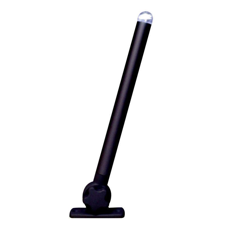 MICRO LED Pole Light - Folding - 9-27/32" (25cm) - White Light - Black - Navigation Light