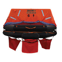 LALIZAS SOLAS Life Raft - OCEANO TOB - 6 Person - Canister Type A - Commercial