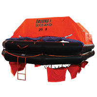 LALIZAS SOLAS Life Raft - OCEANO TOB - 25 Person - Canister Type B - Commercial