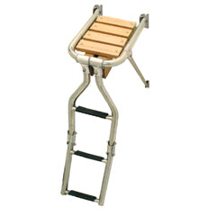 Swim Platform with Ladder - 210mm x 390mm (8-17/64" x 15-23/64") - Stainless Steel 316