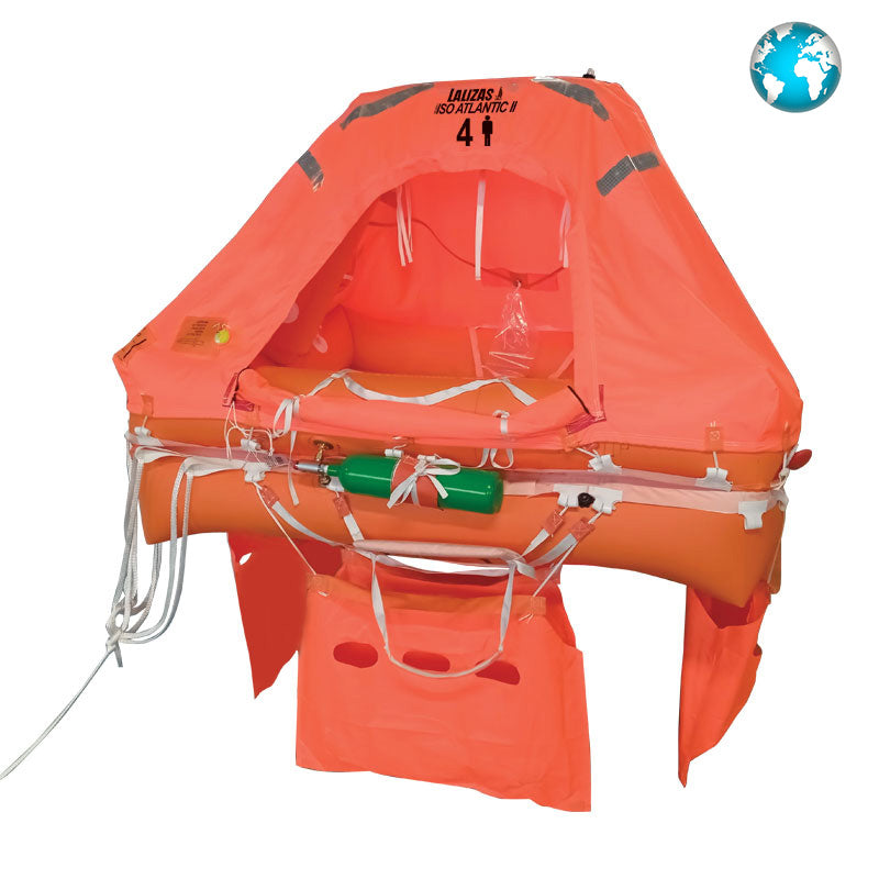 LALIZAS ISO ATLANTIC II C Liferaft 10-Person >24H - SOLAS Compliant