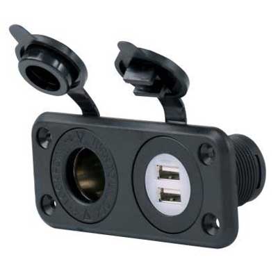 Marinco Usb 12V Socket Combo - Combo Dual Usb & 12V Socket | 12VCOMBO
