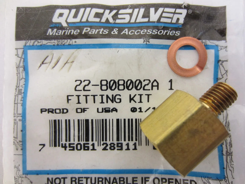 Mercury MerCruiser Quicksilver Cool Fuel Regulator Fitting Kit 808002A1