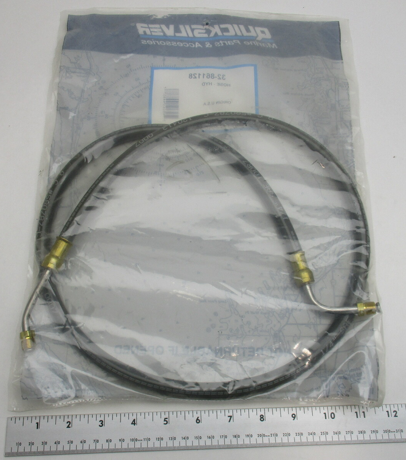Mercury MerCruiser Quicksilver Gray Power Trim Pump Hydraulic Hose 861128