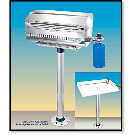 Magma Pedestal Mounts - Pedestal Base Mnt Dbl Lock | T10-185