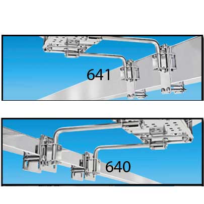 Magma Square Rail Mounts - Mount Dual Vrt Extd Sq RAIL2.5 | T10-640