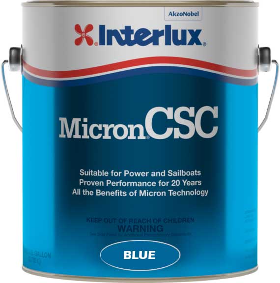Interlux Micron CSC Antifouling Paint – Blue, Quart (INT-YBM000-QT)