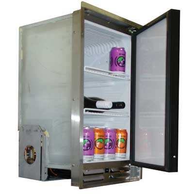 Nova Kool Refrigeration - 1.2 Cu Br S/S Fridge Ac/dc | R1200-ACDC