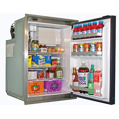 Nova Kool Single Door Fridges - 5.8CU Br S/S Ac/dc Fridge Only | R5812-ACDC