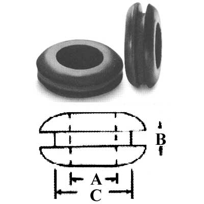 Pico Grommets - 1/2inX3/8in GROMMET(5) | 6119-BP