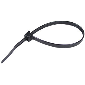 Pico Clamp Style Cable Ties - Black 7.5in Clamp Tie (100) | 7168-0-C