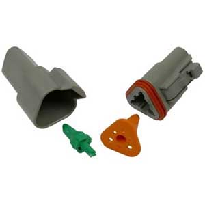 Pico 3-WAY Housing/wedgelocks - 3W Male House/wedgelock (1) | 7993-11