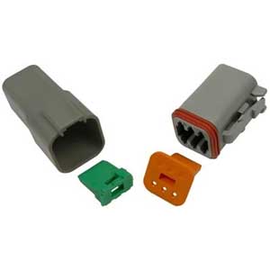 Pico 6-WAY Housing/wedgelocks - 6W Fem House/wedgelock (1) | 7996-11