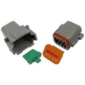Pico 8-WAY Housing/wedgelocks - 8W Mal House/wedge LOCK(10) | 7999-34