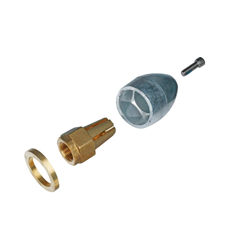 Martyr Zinc Prop Nut Anode Style H Spare 194-CMPNZH