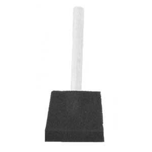 FOAM BRUSH-WOOD HNDL