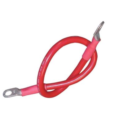 Ancor Tinned Copper Battery Cable Assembly | 4 AWG, 48", Red