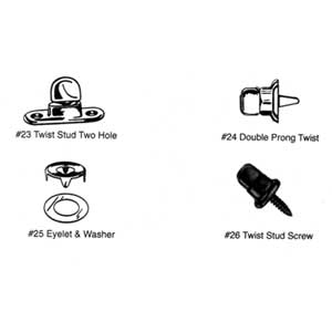 Hella TSD16 Twist Stud-Screw Mounting Base for Navigation Lights