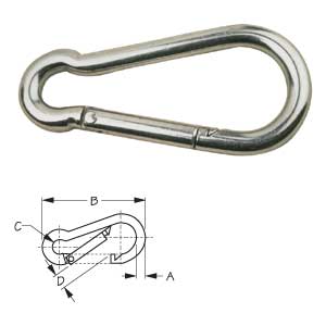 PLTD.STEEL SNAP-5/16inin in