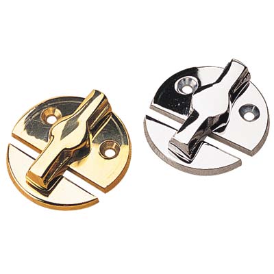 CHR.BRASS DOOR BUTTON