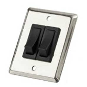 Sea-Dog Wall Switches - Single Gang Wall Switch S/S | 403010-1