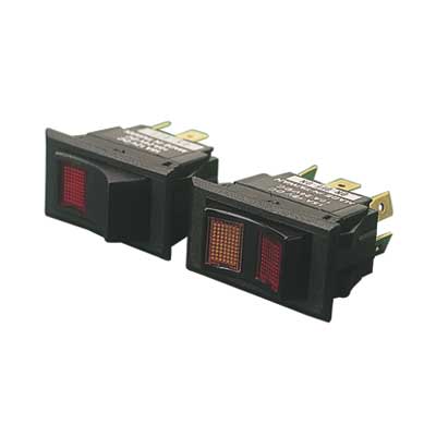 Seachoice Illuminated On-Off Rocker Switch  12V Marine Grade