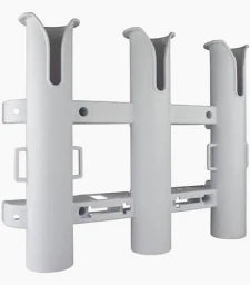 SeaDog 3250321 Triple Threat™ Three Pole Rod Holder, White