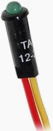 Blue Sea Systems LED Indicator Light Green 11/64 in 12V - BSS-8172