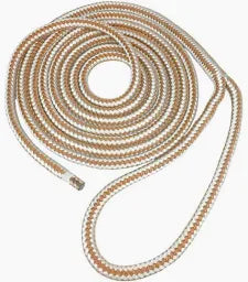 Gold Braid Dock Line 3/8" x 25'