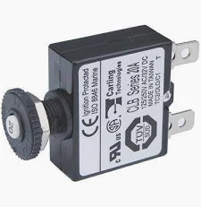 Blue Sea Systems 20A Push Button Circuit Breaker – BSS-7057